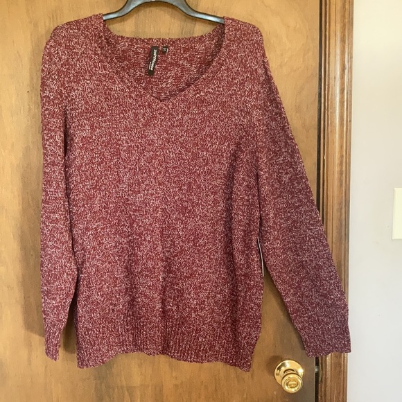 Offer$11 Zoe + Phoebe sweater tawny port heathered pullover casual office 3X - Picture 13 of 17